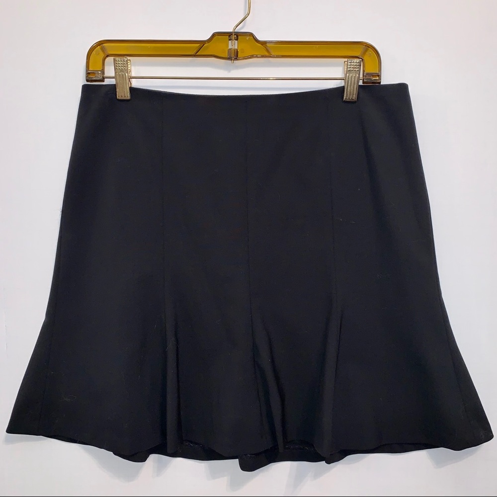 Express Fit And Flare Light Weight Wool Skirt